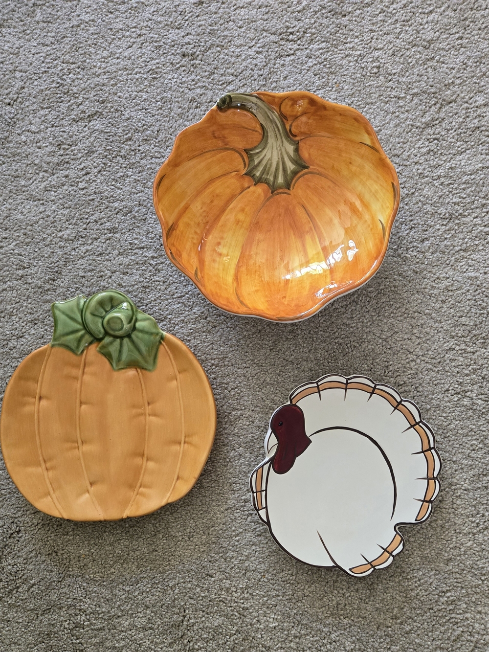 Pumpkin & Turkey Holiday Dishes